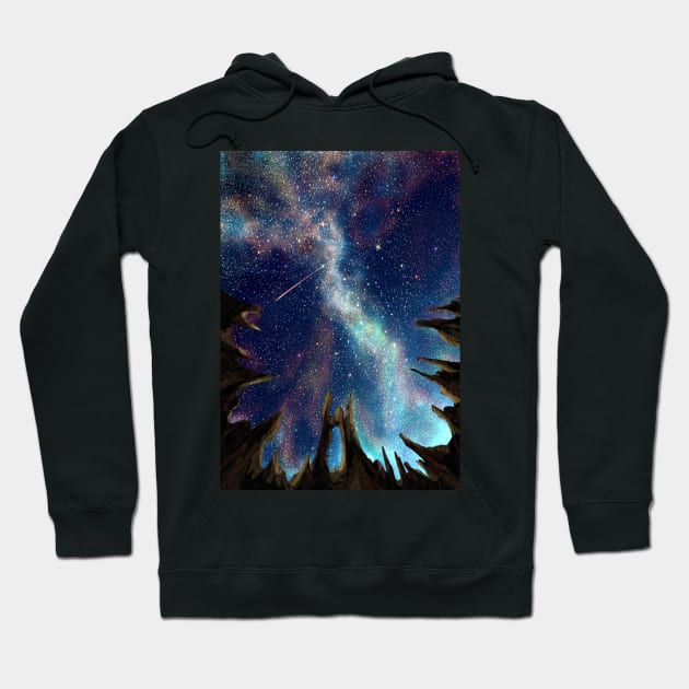 Starry night Hoodie by KucingKecil